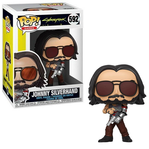 Johnny Silverhand #592 - Cyberpunk 2077 Funko Pop! Games [with Gun]