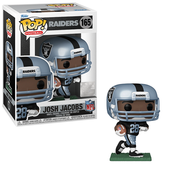 Josh Jacobs #165 - Raiders Funko Pop! Football [Home Uniform]