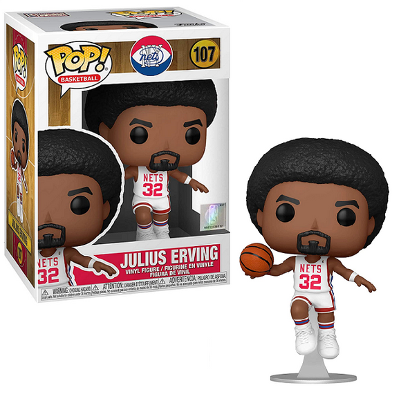 Julius Erving #107 – NY Nets Funko Pop! Basketball [Home]