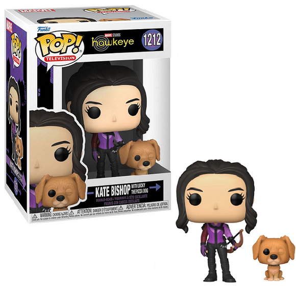 Kate Bishop With Lucky the Pizza Dog #1212 - Hawkeye Funko Pop! TV