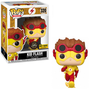Kid Flash #320 - The Flash Funko Pop! Heroes [GITD Hot Topic Exclusive Chase]