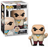 Kingpin #550 Funko Pop – Marvel 80th Specialty Series, figure shown both in box and out of box
