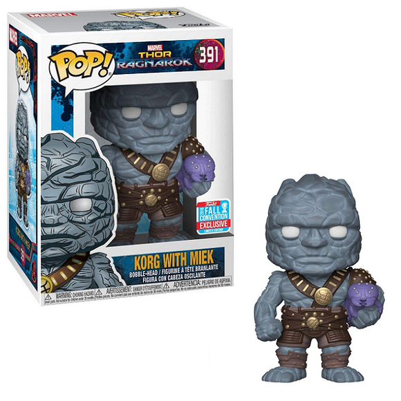 Korg with Miek #391 – Thor Ragnarok Funko Pop! [2018 Fall Convention Exclusive]