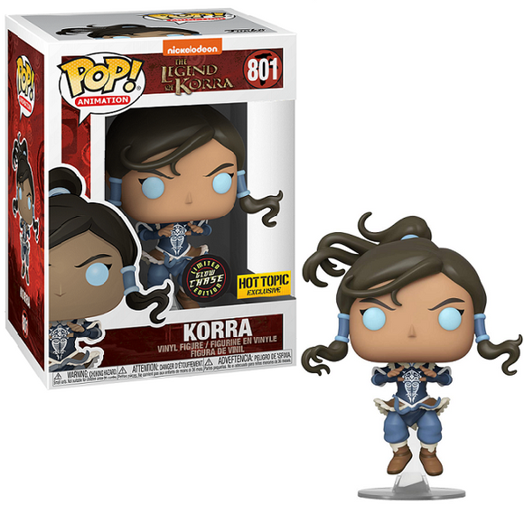 Korra #801 - The Legend of Korra Funko Pop! Animation [GITD Chase Hot Topic Exclusive]