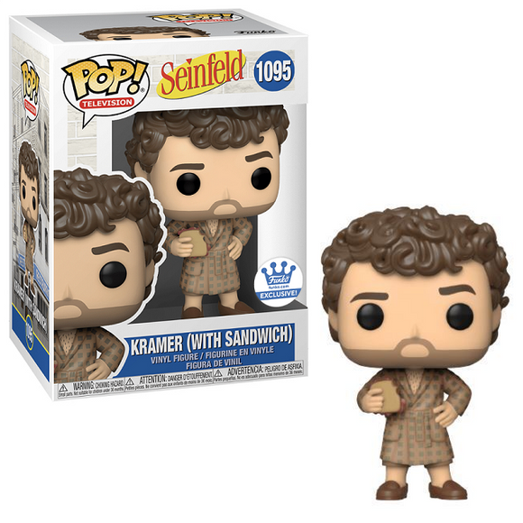 Kramer #1095 – Seinfeld Funko Pop! TV [With Sandwich] [Funko Exclusive No Sticker]