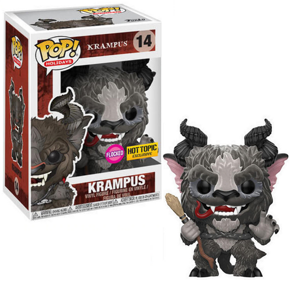 Krampus #14 - Krampus Funko Pop! Holidays [Flocked Black Version Hot Topic Exclusive]