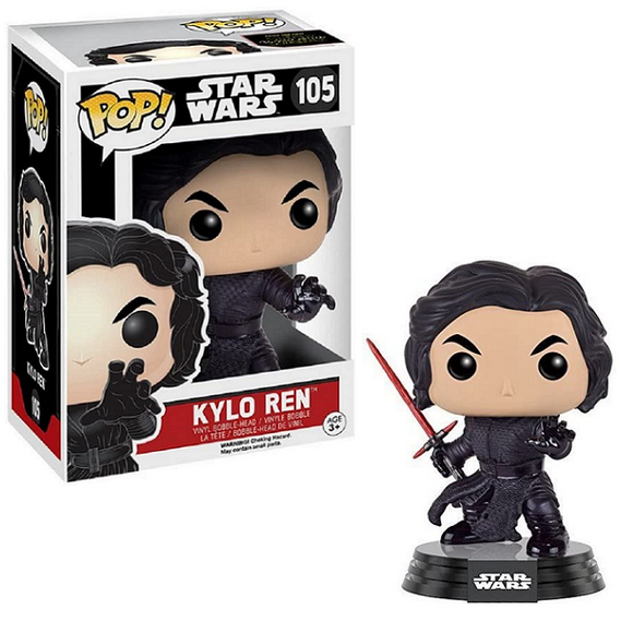 Kylo Ren #105 – The Force Awakens Funko Pop! [Minor Box Damamge]