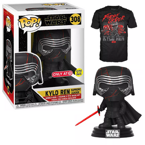 Kylo Ren Supreme Leader #308 - Star Wars Collectors Box Funko Pop! & Tee [Target Exclusive 2XL]