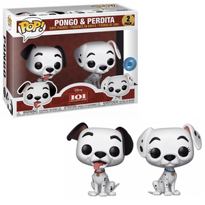 Pongo and Perdita - 101 Dalmations Funko Pop! [PIAB Exclusive]