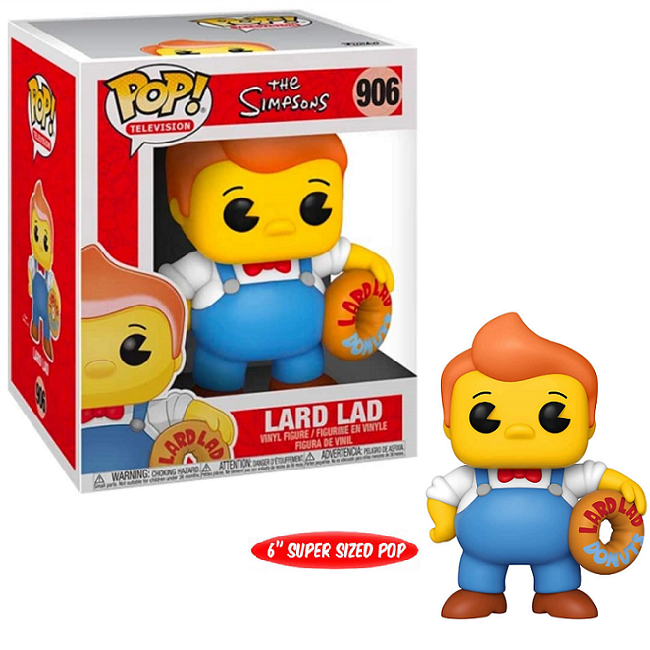 Lard Lad 906 The Simpsons Funko Pop! TV [6Inch] A1 Swag