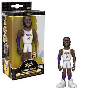 LeBron James - LA Lakers Funko Gold  [5-Inch White Uniform Chase Version]