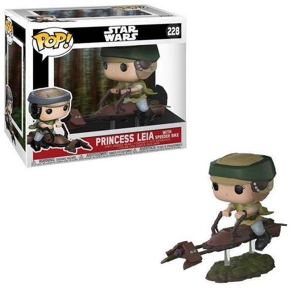 Princess Leia With Speeder Bike #228 - Star Wars Funko Pop!