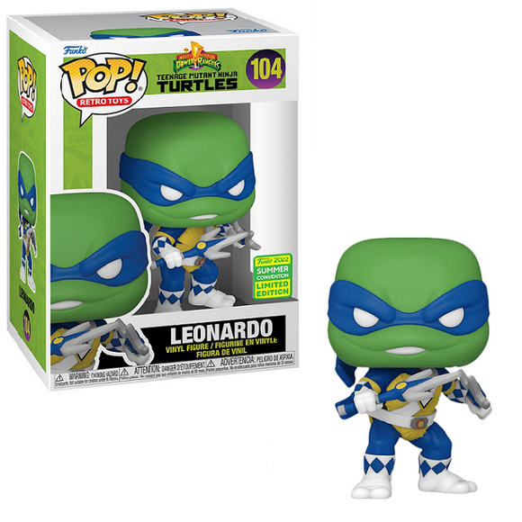 Leonardo #104 - Teenage Mutant Ninja Turtles Funko Pop! Retro Toys [2022 Summer Convention Limited Edition]