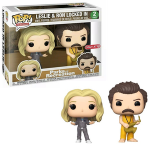 Leslie & Ron Locked In - Parks and Recreation Funko Pop! TV [Target Exclusive]