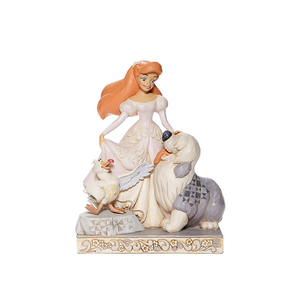 Little Mermaid White Woodland Ariel - Disney Traditions Statue