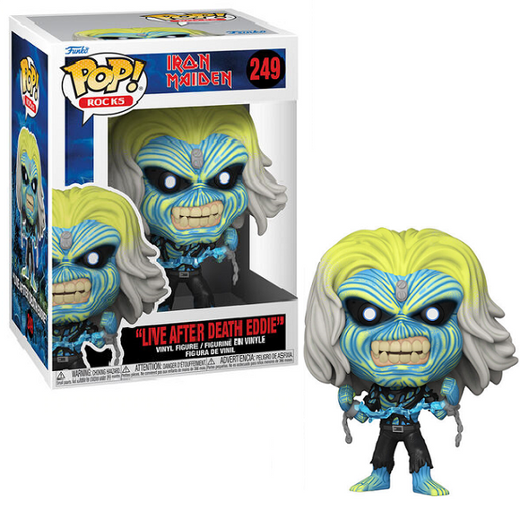 Live After Death Eddie #249 - Iron Maiden Funko Pop! Rocks