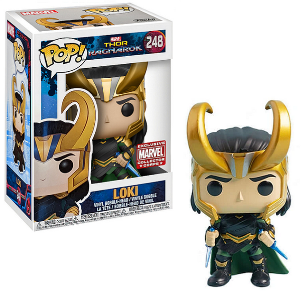 Loki 248 Thor Ragnarok Funko Pop Marvel Collector Corp