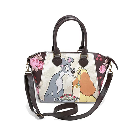 Loungefly Disney Lady The Tramp Floral Satchel Bag A1 Swag