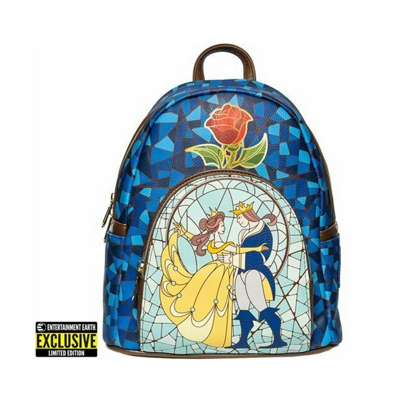 Loungefly Beauty and the Beast Stained-Glass Window Mini-Backpack [EE Exclusive]