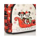 Loungefly Disney Holiday Mickey Mouse and Minnie Mouse Mini-Backpack [EE Exclusive]