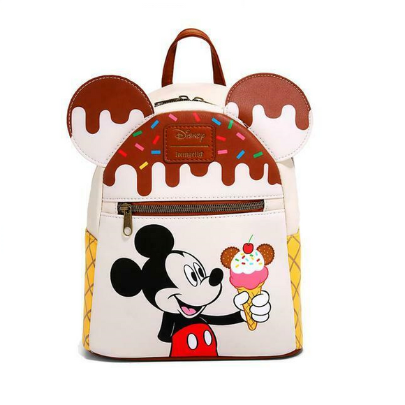 Loungefly Disney Mickey Mouse Ice Cream Mini Backpack