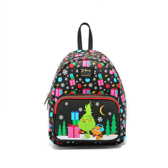 Loungefly How The Grinch Stole Christmas! Chibi Duo Mini Backpack