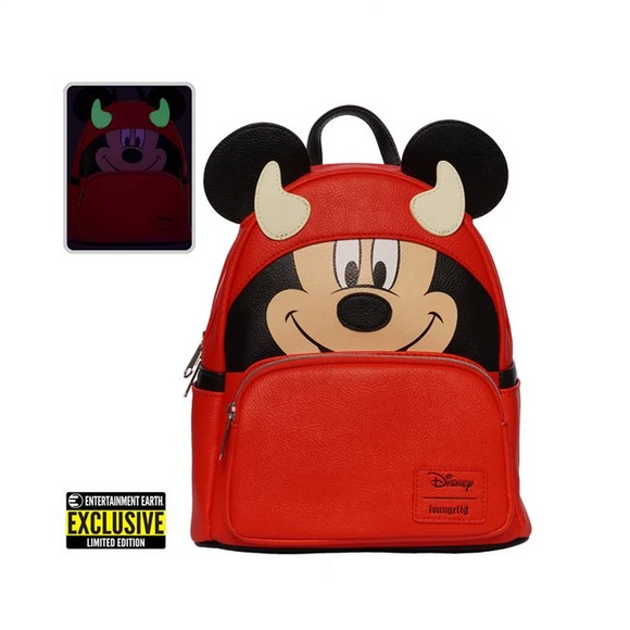 Loungefly Mickey Mouse Halloween Devil Mickey Mini-Backpack [EE Exclusive]