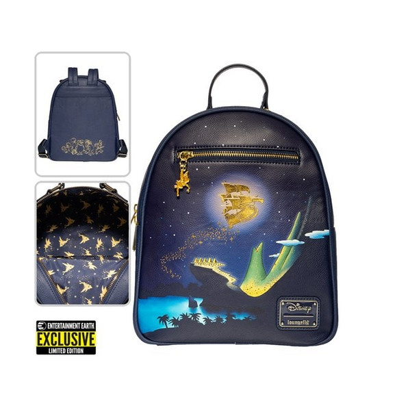 Loungefly Peter Pan Flying Jolly Roger Mini-Backpack [EE Exclusive]