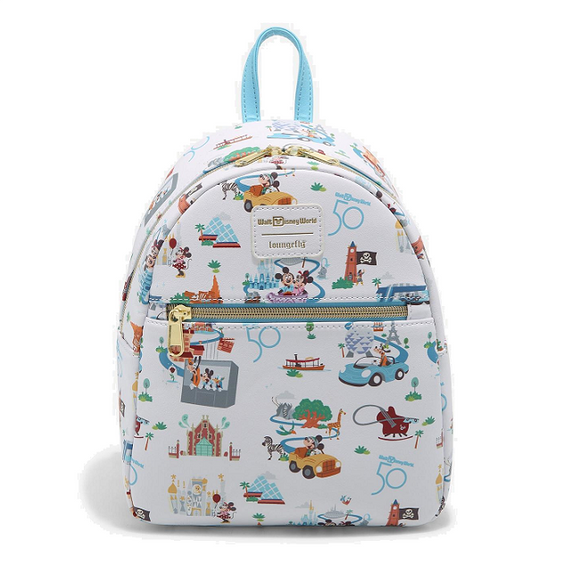 Loungefly disney pixar 25th sales anniversary icons mini backpack
