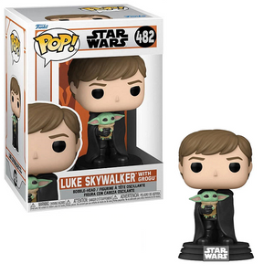 Luke Skywalker With Grogu #482 - Star Wars Mandalorian Funko Pop!