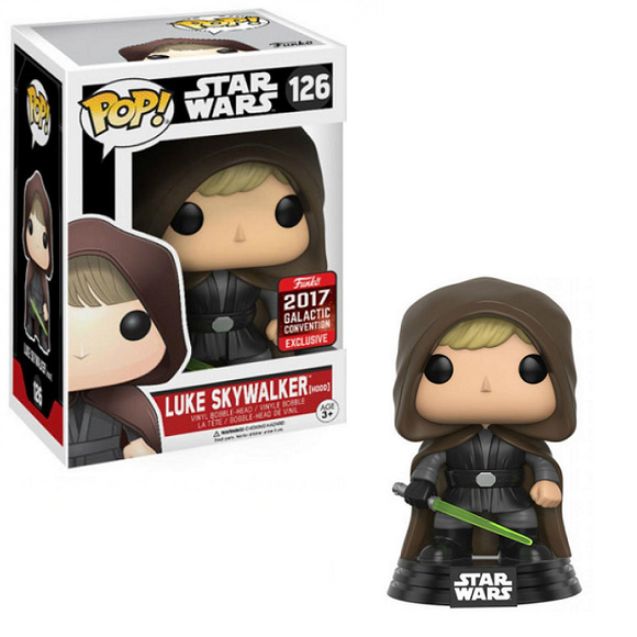 Luke Skywalker #126 - Star Wars Funko Pop! [Hood] [2017 Galactic Convention Exclusive]