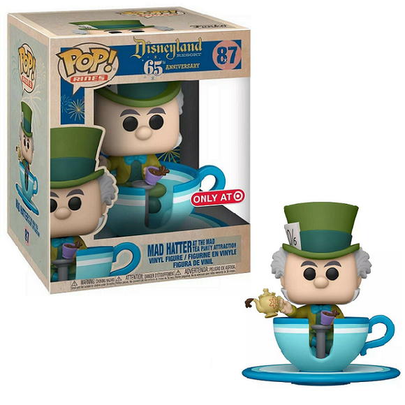 Mad Hatter At The Mad Tea Party Attraction #87 - Disneyland 65th Funko Pop! Rides [Target Exclusive]