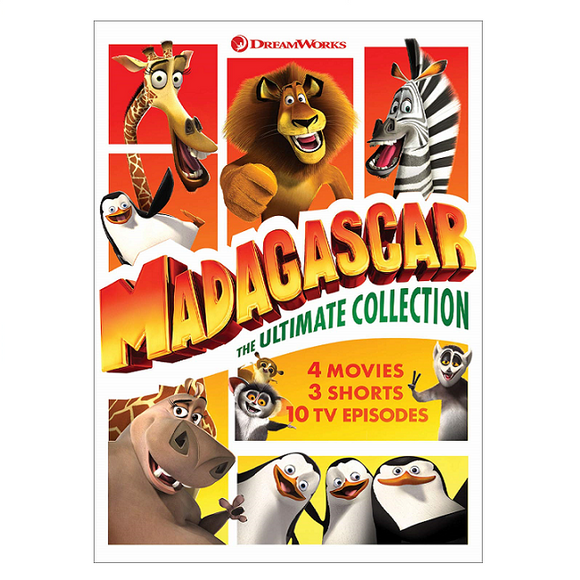 Madagascar The Ultimate Collection [DVD] [New & Sealed]