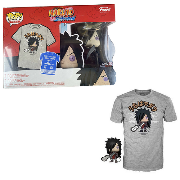 Madara with Weapons – Naruto Pop! & Tee [GameStop Exclusive Size-M]