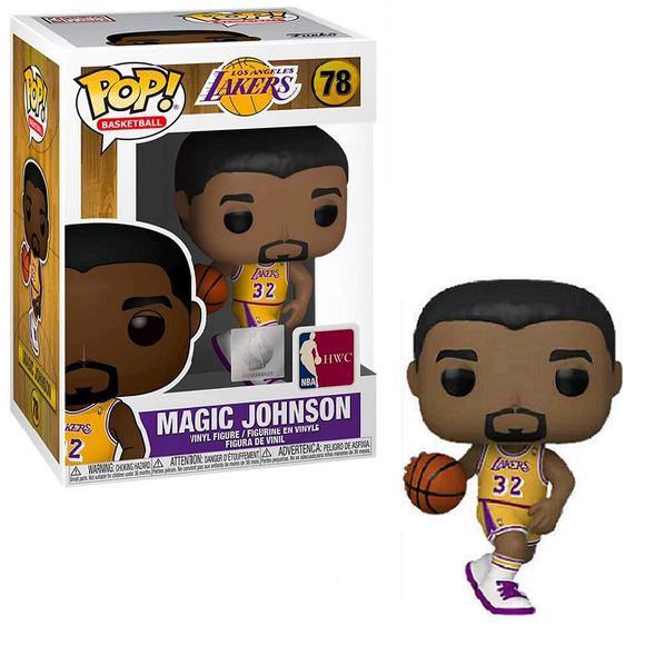 Magic Johnson #78 - Los Angeles Lakers Funko Pop! Basketball [Gold Uniform]