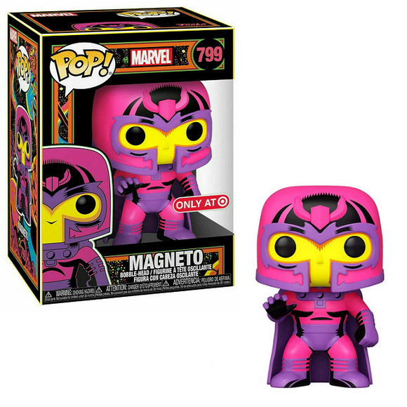 Magneto #799 – Marvel Funko Pop! [Blacklight Target Exclusive]