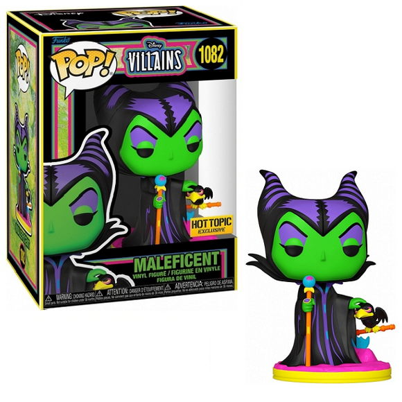 Maleficent #1082 - Disney Villains Funko Pop! [Blacklight Hot Topic Exclusive]