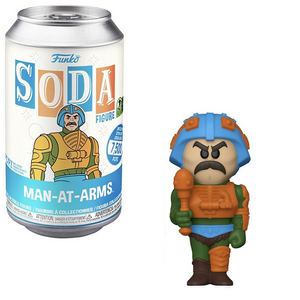 Man-At-Arms – Masters of the Universe Funko Soda [2021 Spring Convention Exclusive, Regular Version Opened]