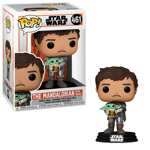 Mandalorian With Grogu #461 – Star Wars Mandalorian Funko Pop!