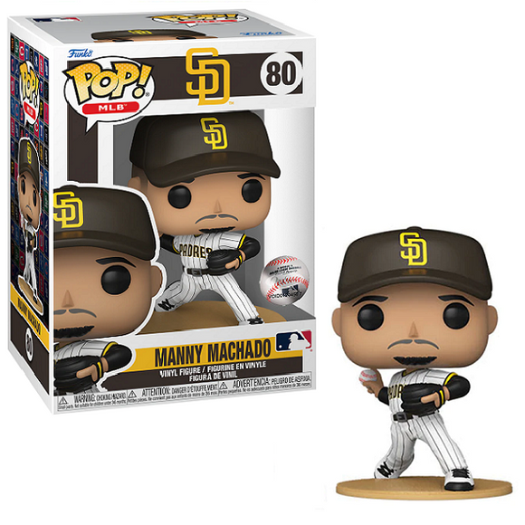 Manny Machado #80 - Padres Funko Pop! MLB [Home Jersey]