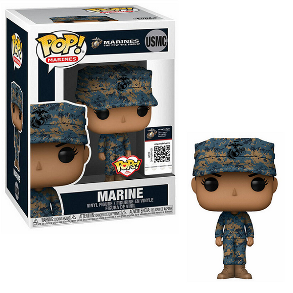 Marine Female #USMC - Marines Funko Pop! Marines [Hispanic Cammies]