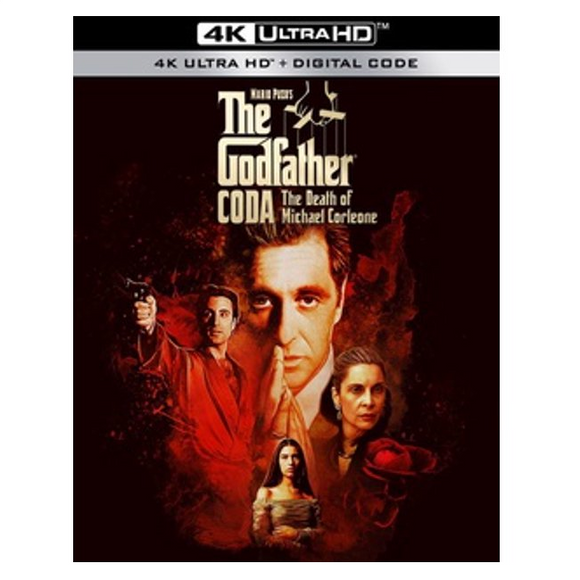 Mario Puzos The Godfather Coda The Death of Michael Corleone [4K Ultra HD Blu-ray] [1990] [No Digital Copy]