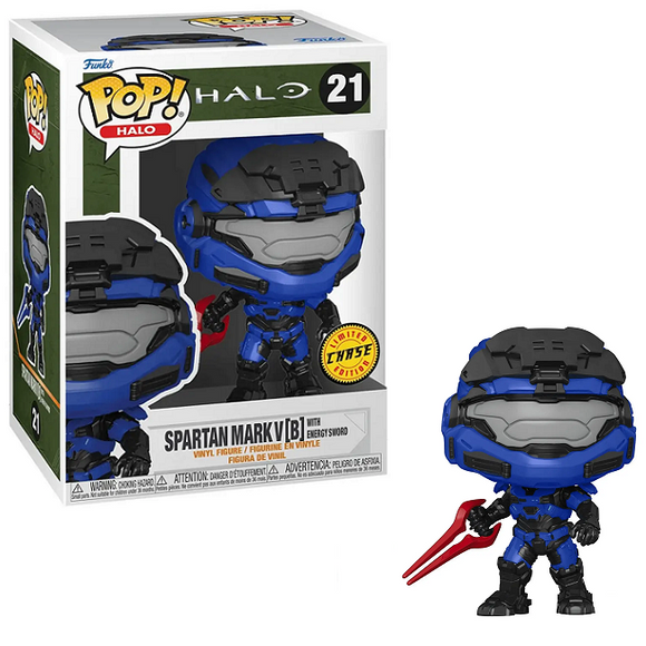 Spartan Mark V B with Energy Sword #21 - Halo Funko Pop! Halo [Red Chase Version]