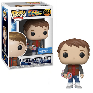 Marty With Hoverboard #964 - Back to The Future Funko Pop! Movies [Walmart Exclusive]