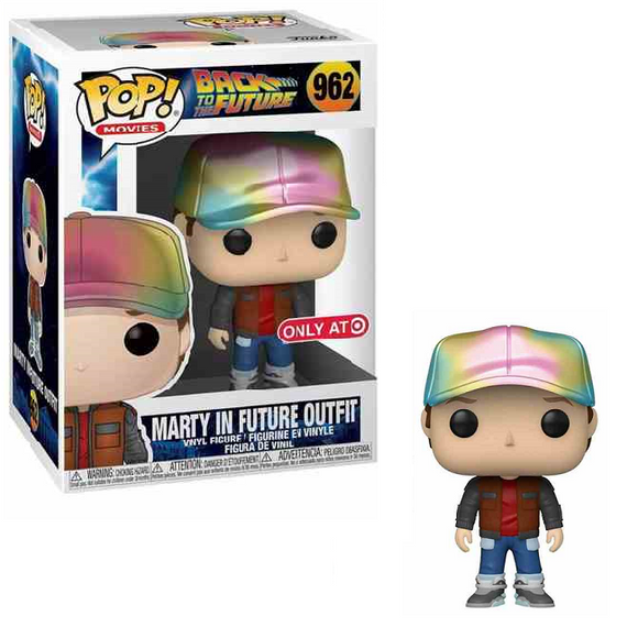 Marty in Future Outfit #962 - Back to the Future Funko Pop! Movies [Metallic Target Exclusive]