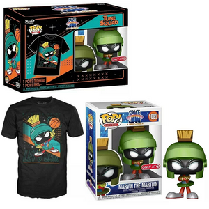 Marvin the Martian #1085 – Space Jam 2 Funko Pop! & Tee [Metallic Target Exclusive Size-2XL]