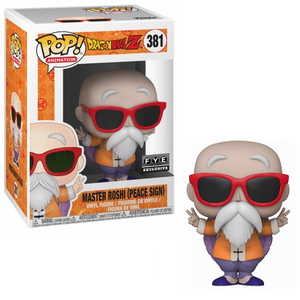 Master Roshi #381- Dragon Ball Z Funko Pop! Animation [Peace Sign] [FYE Exclusive]