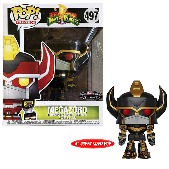 Megazord #497 – Power Rangers Funko Pop! TV [6-Inch Power Morphicon Exclusive]