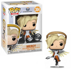 Mercy #304 - Overwatch Funko Pop! Games [Diamond Blizzard Exclusive]