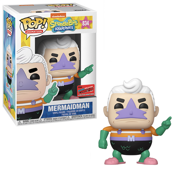 MermaidMan #834 - Spongebob Squarepants Funko Pop! Animation [2020 NYCC Exclusive]